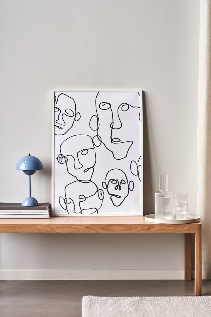 Audience Poster schwarz, 50 x 70cm Scandi Living