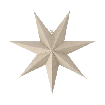 Bare Adventsstern natur - 45 cm - Scandi Living