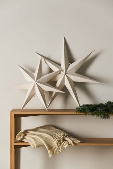 Bare Adventsstern weiß - 80cm - Scandi Living