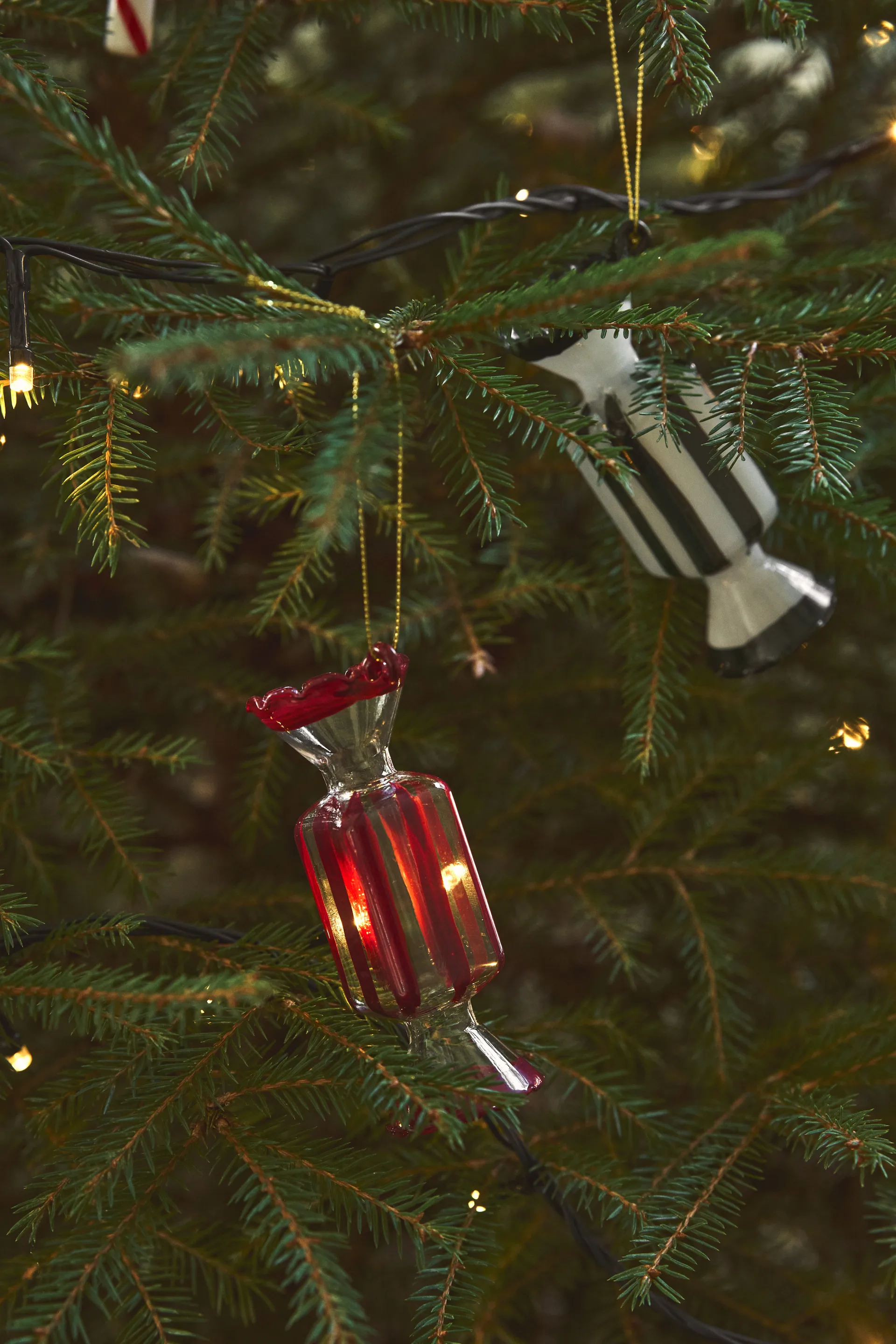 Bonbons Weihnachtskugel 6er-Pack, Rot Scandi Living