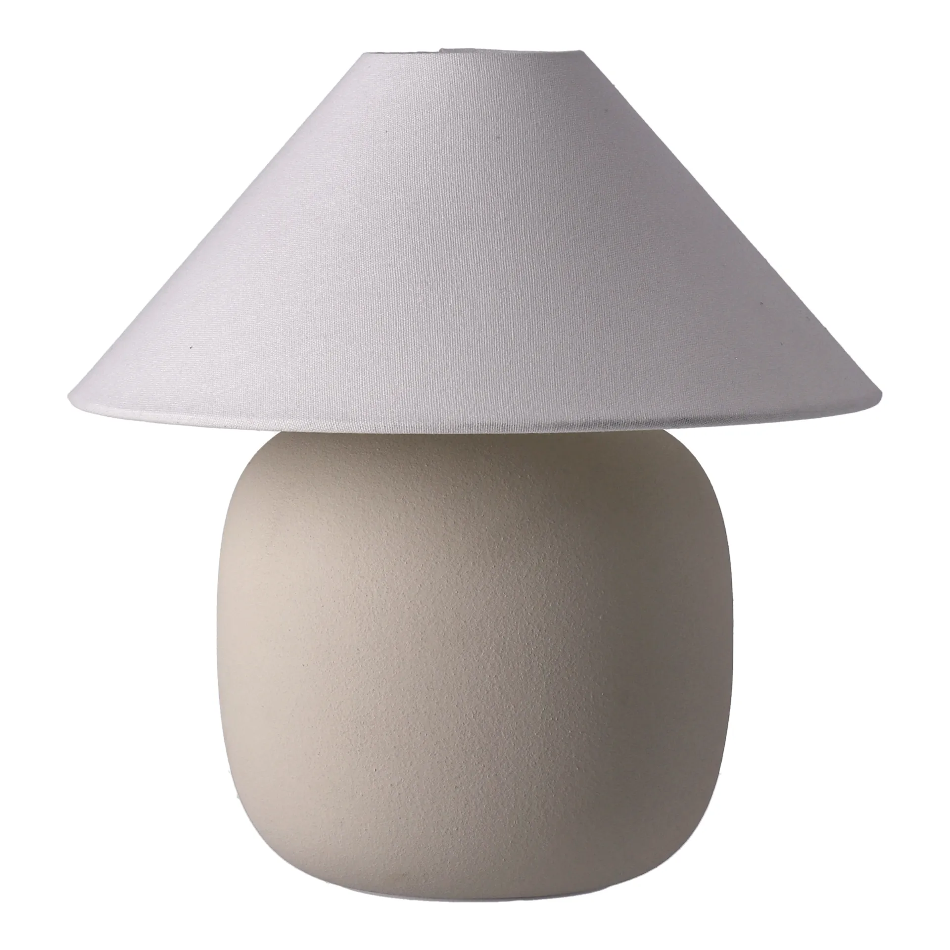 Boulder Tischleuchte 29 cm beige-white,  Scandi Living