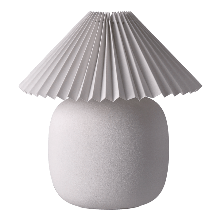 Boulder Tischleuchte 29 cm white-pleated white - undefined - Scandi Living