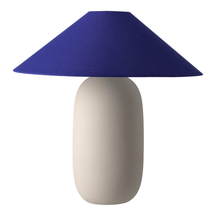 Boulder Tischleuchte 48 cm beige-cobolt Scandi Living