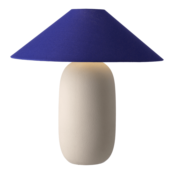 Boulder Tischleuchte 48 cm beige-cobolt Scandi Living