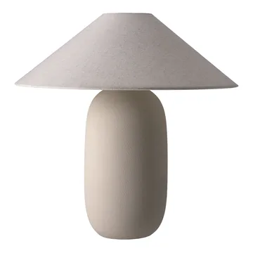 Boulder Tischleuchte 48 cm beige-nature - Scandi Living