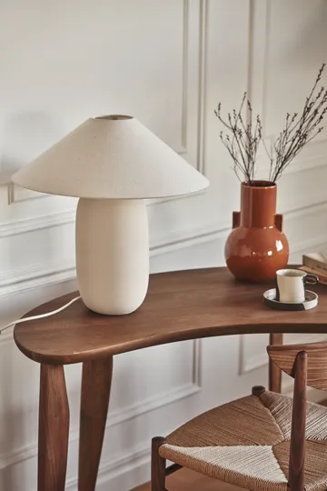 Boulder Tischleuchte 48 cm beige-nature - Scandi Living