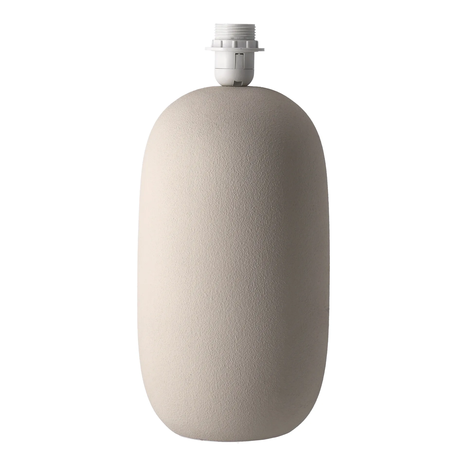 Boulder Tischleuchte 48 cm beige-nature Scandi Living