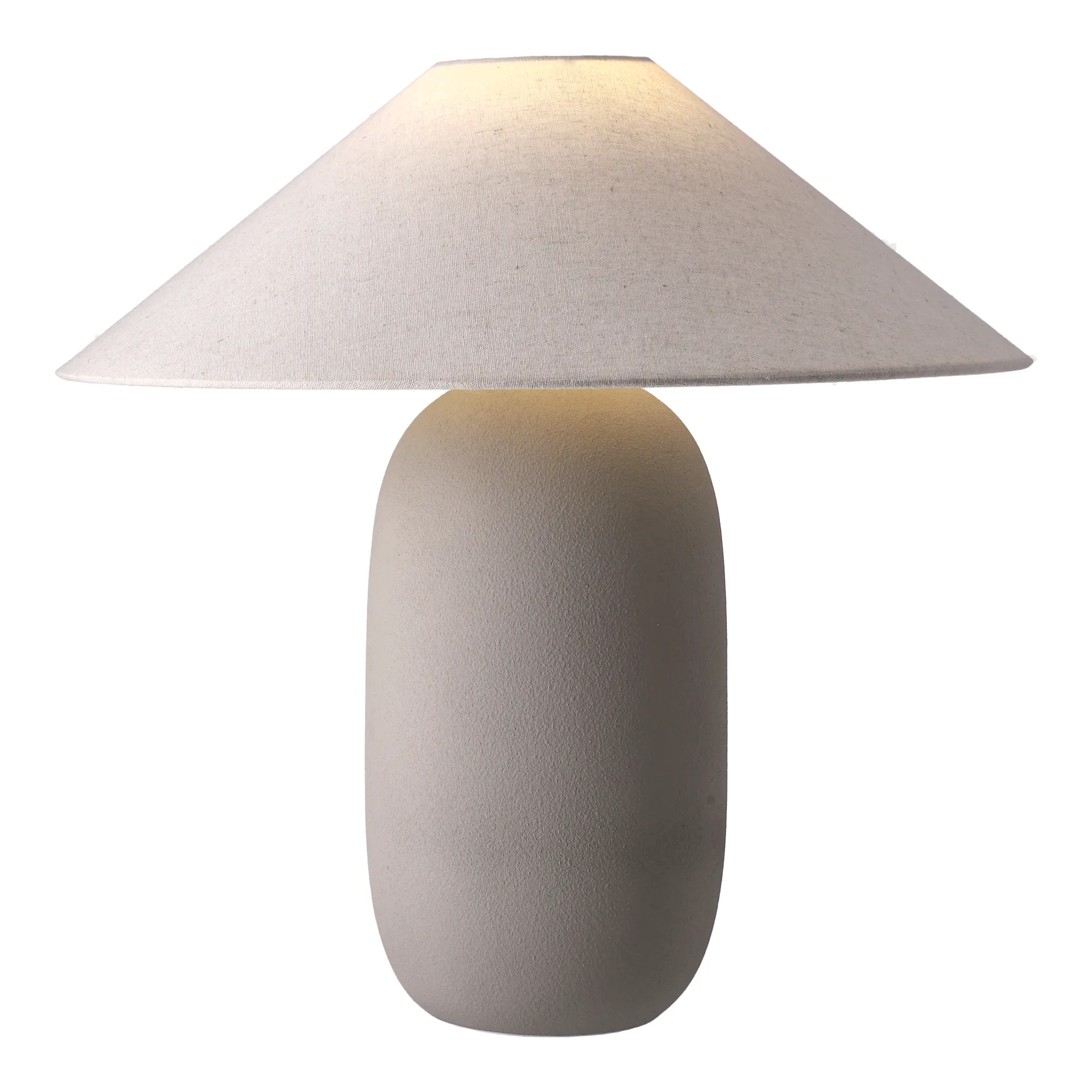 Boulder Tischleuchte 48 cm grey-nature,  Scandi Living