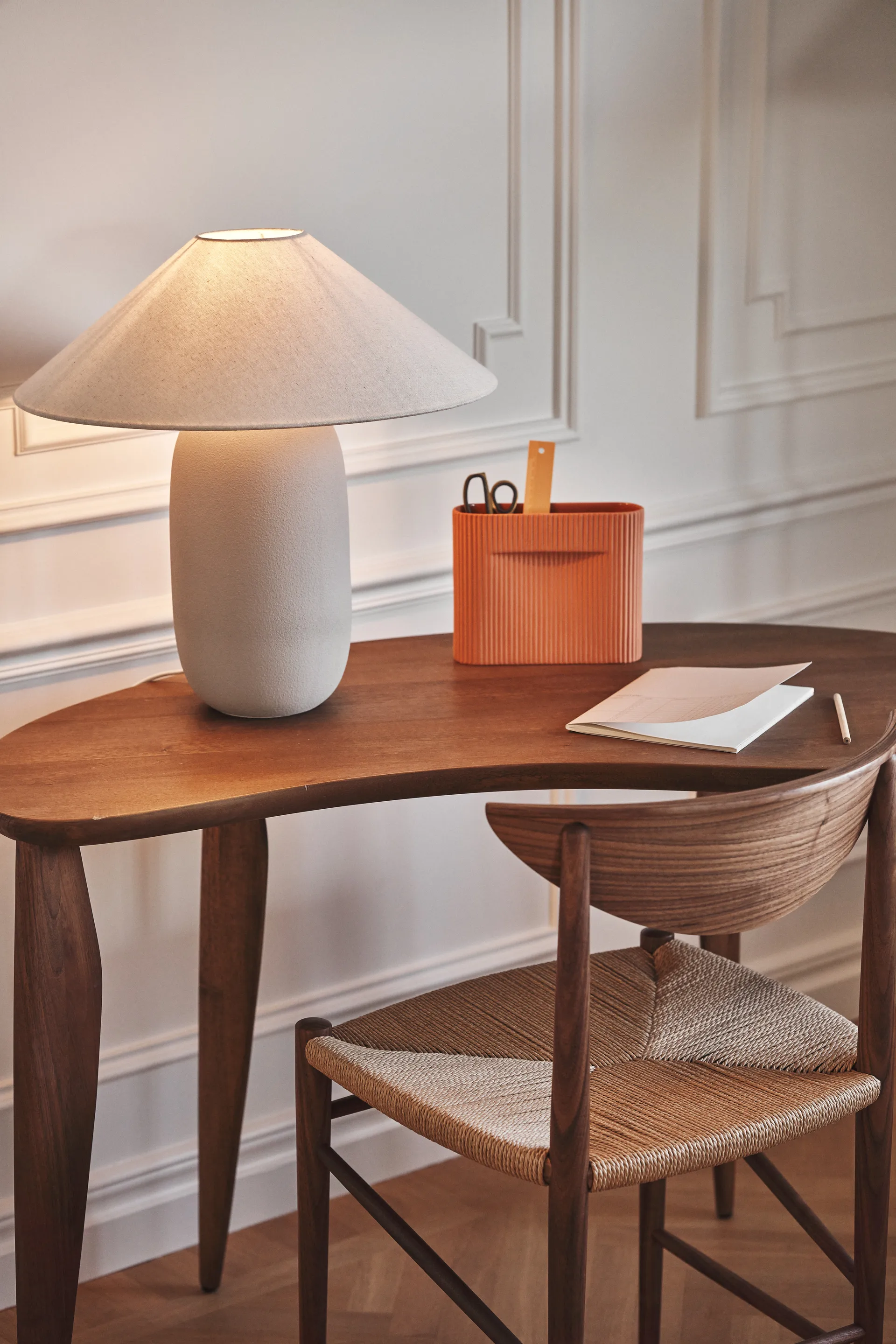 Boulder Tischleuchte 48 cm grey-nature Scandi Living