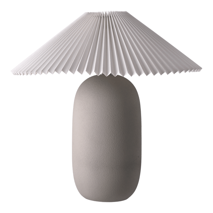 Boulder Tischleuchte 48 cm grey-pleated white Scandi Living