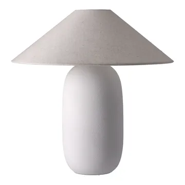 Boulder Tischleuchte 48 cm white-nature - Scandi Living