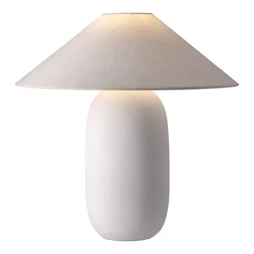 Boulder Tischleuchte 48 cm white-nature - Scandi Living