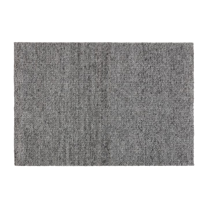 Braided Wollteppich dunkelgrau - 170x240 cm - Scandi Living
