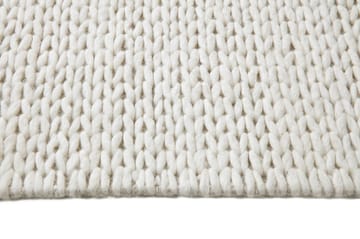 Braided Wollteppich naturweiß - 170x240 cm - Scandi Living