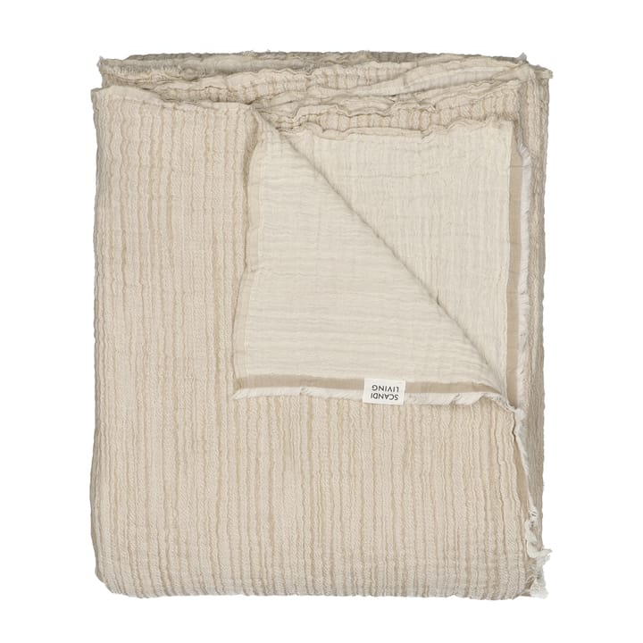 Breeze Tagesdecke 260 x 260 cm - Beige - Scandi Living