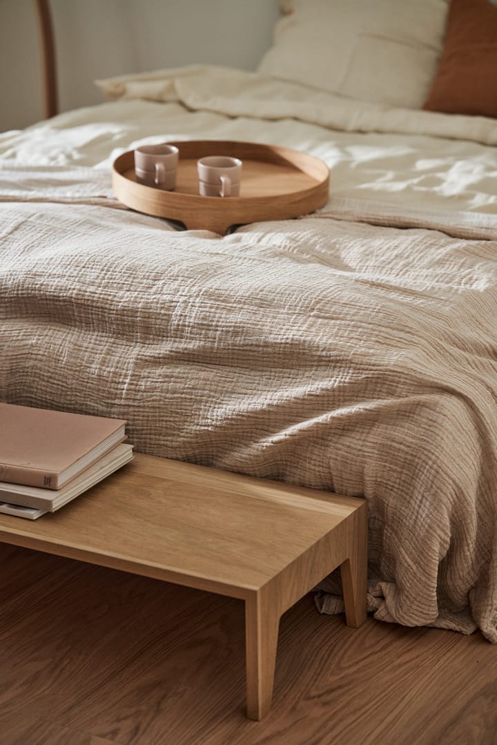 Breeze Tagesdecke 260 x 260 cm - Beige - Scandi Living