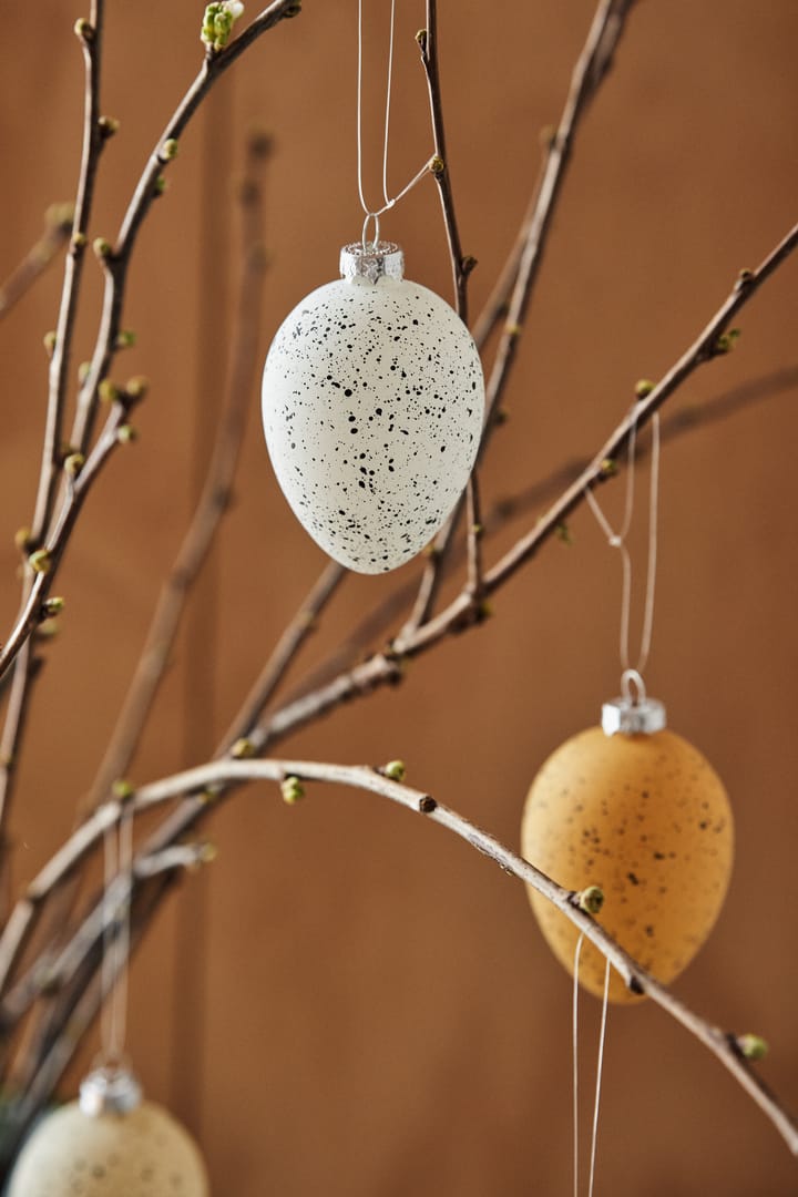 Brooding Glasei 8cm 6er Pack, Weiß Scandi Living