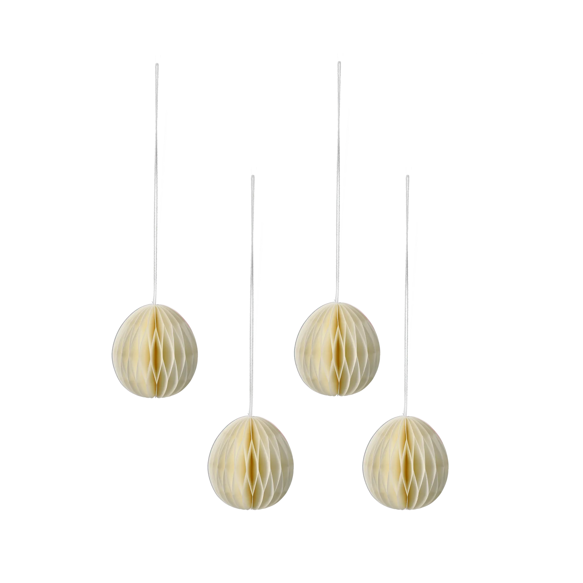 Brooding Papierei 7cm 4er Pack, Beige Scandi Living