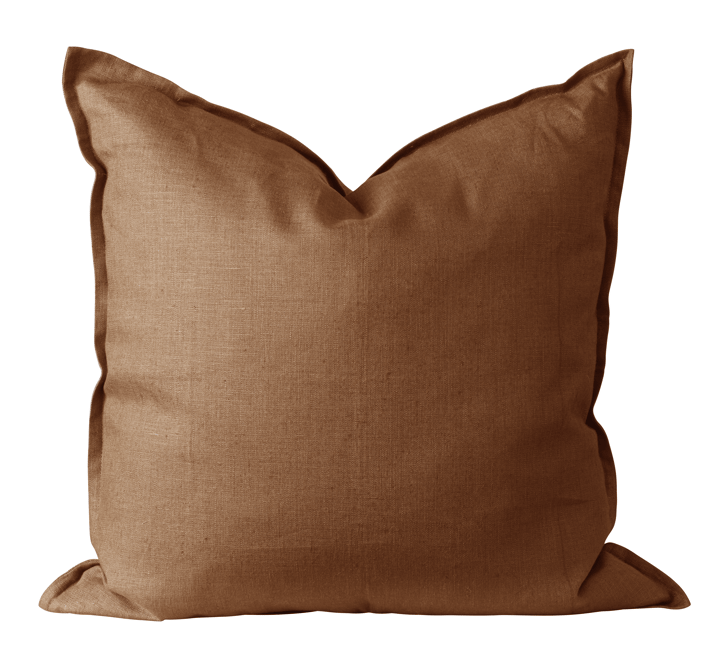 Calm Kissenbezug Leinen 50 x 50cm - Almond Brown - Scandi Living