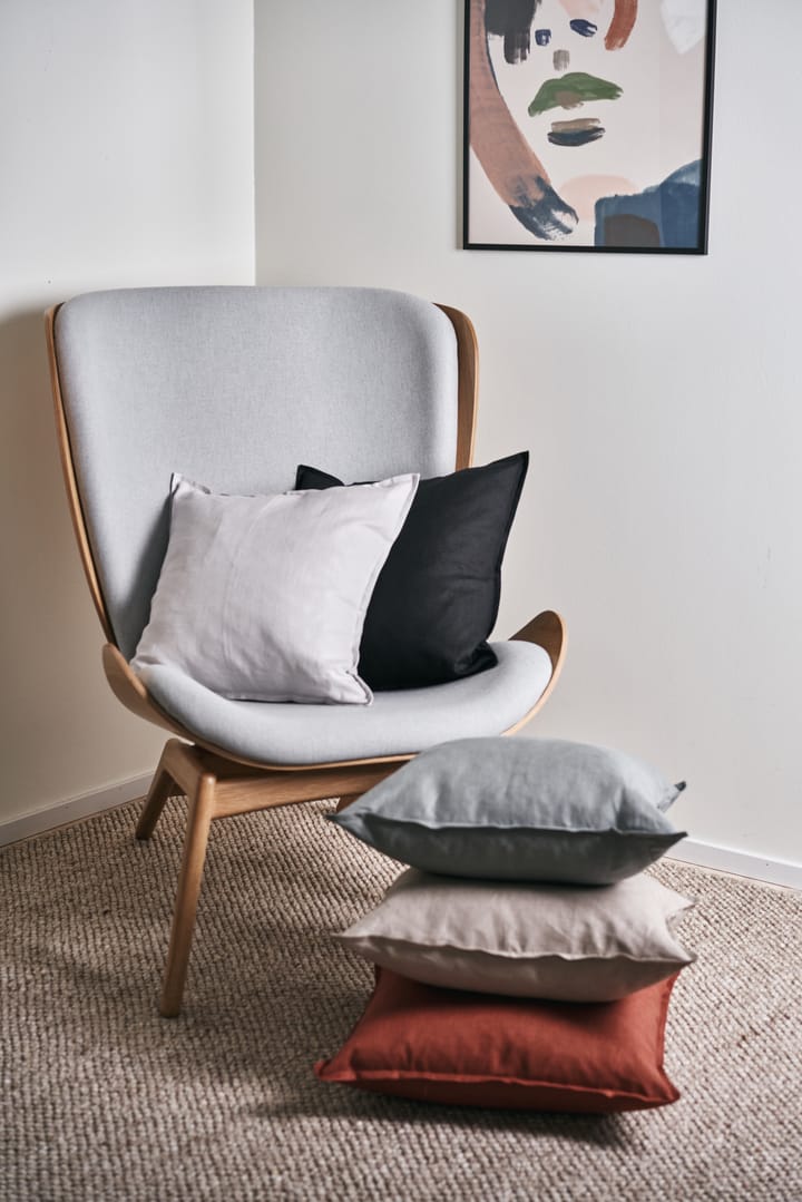 Calm Kissenbezug Leinen 50 x 50cm, Carbon Scandi Living