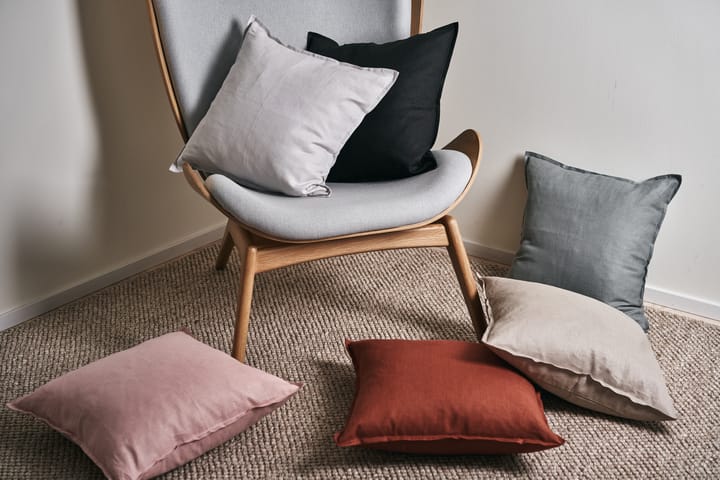 Calm Kissenbezug Leinen 50 x 50cm, Carbon Scandi Living