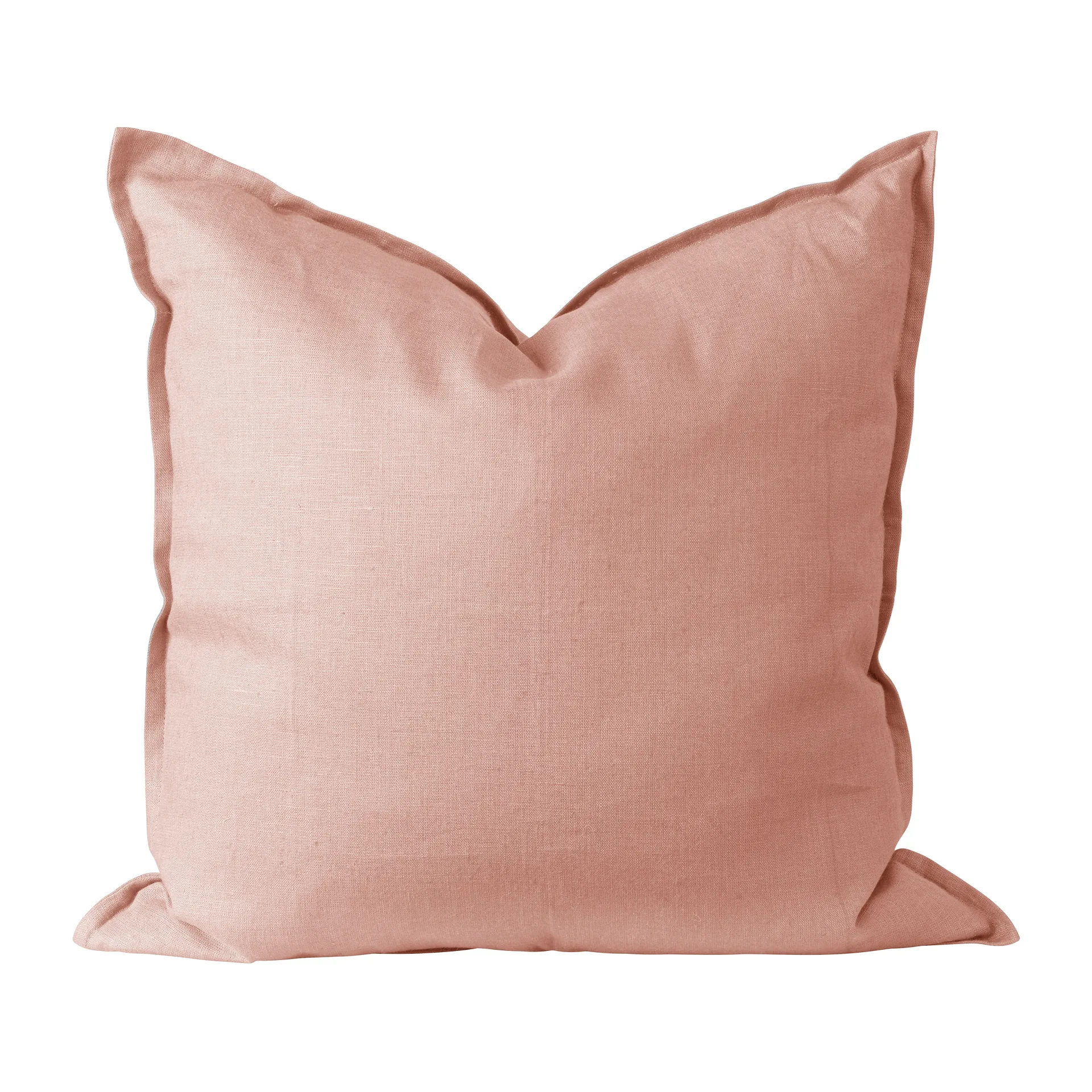 Calm Kissenbezug Leinen 50 x 50cm, Dusty Rose Scandi Living