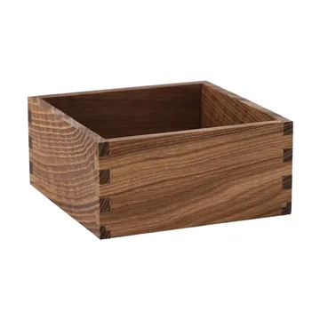 Carve Aufbewahrungsbox 15 cm - Dunkel gebeizte Eiche - Scandi Living