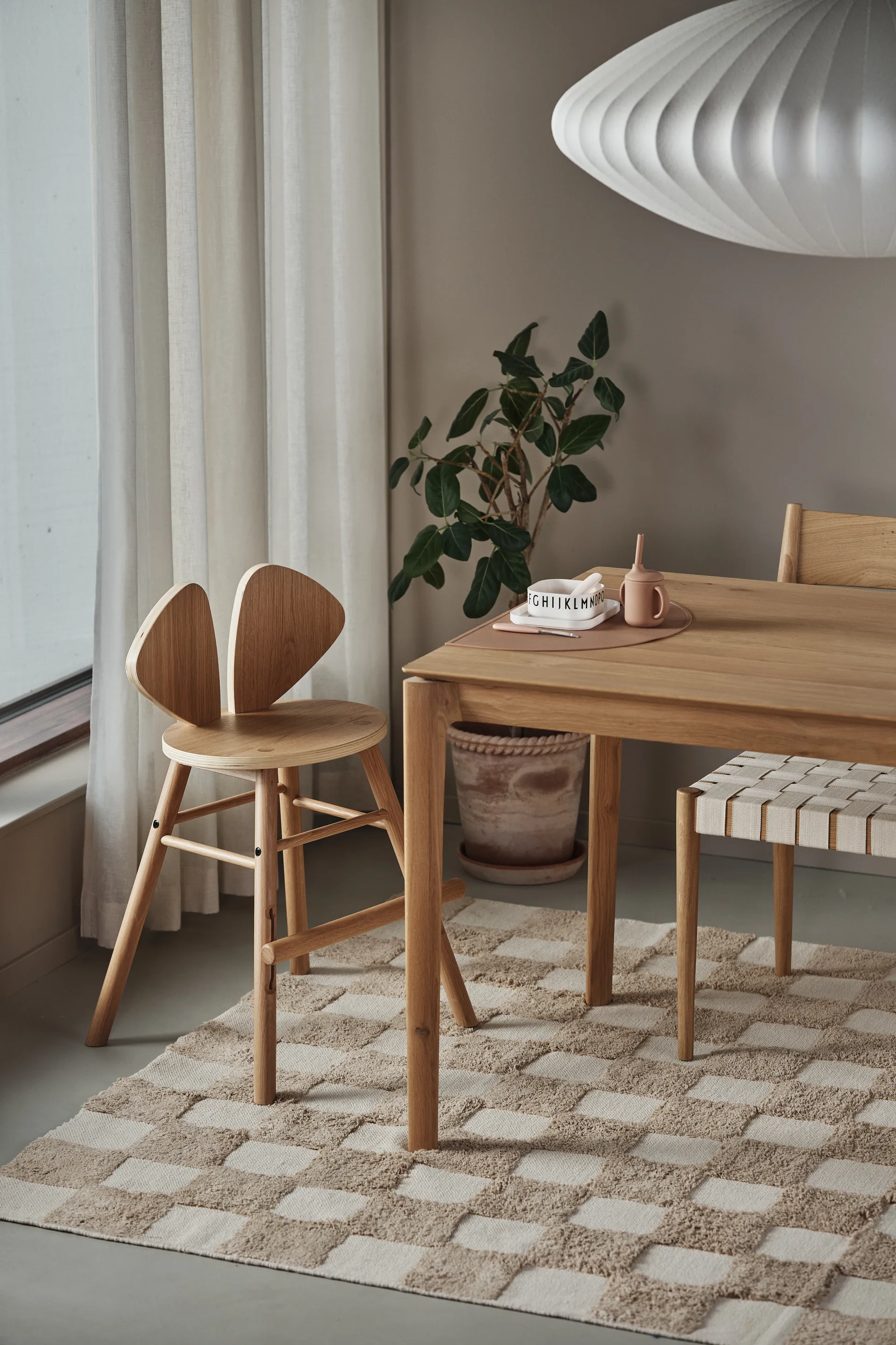 Checker Play Matte 170x240 cm, Hazel Scandi Living