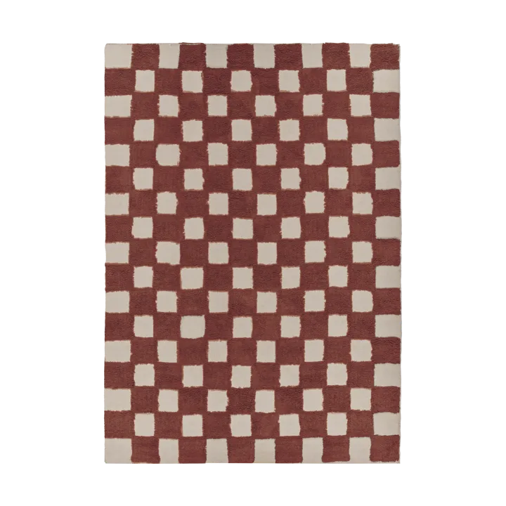 Checker Play Matte 170x240 cm - Rust - Scandi Living