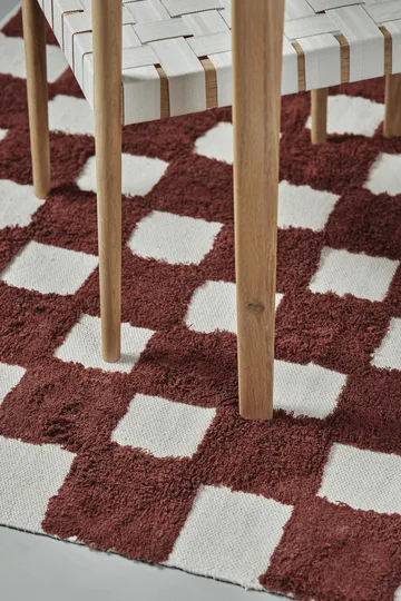 Checker Play Matte 170x240 cm - Rust - Scandi Living