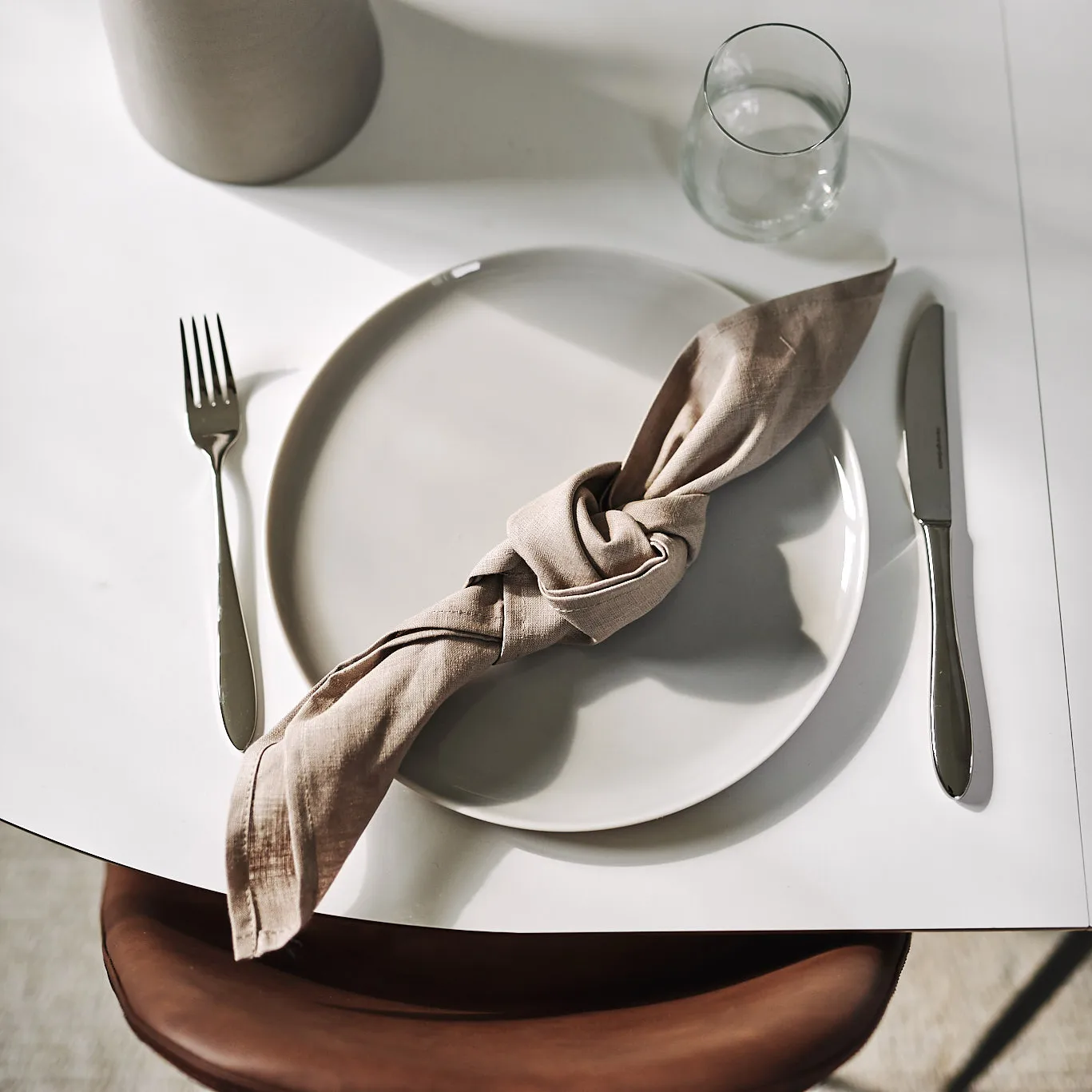 Clean Servietten 45 x 45cm 4er Pack, Sand Scandi Living