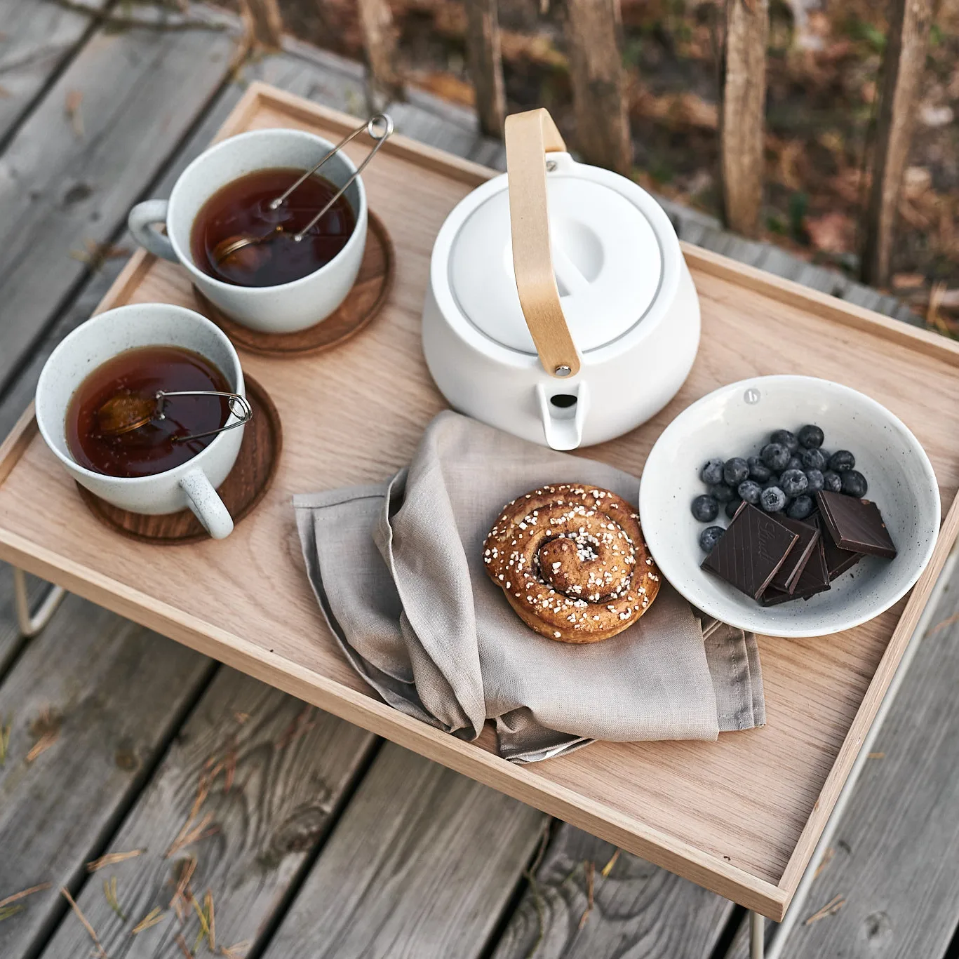 Clean Servietten 45 x 45cm 4er Pack, Sand Scandi Living