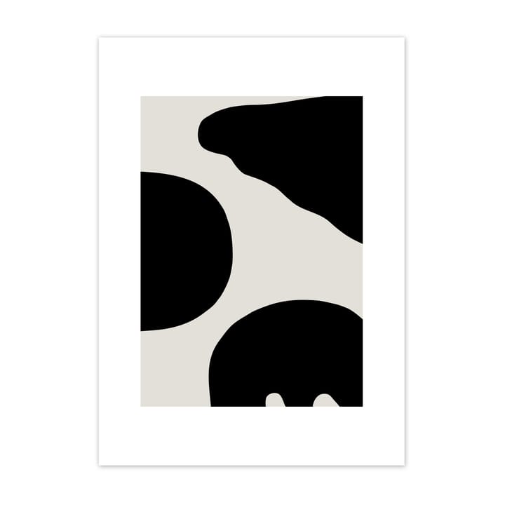 Contour Poster grau - 30 x 40cm - Scandi Living