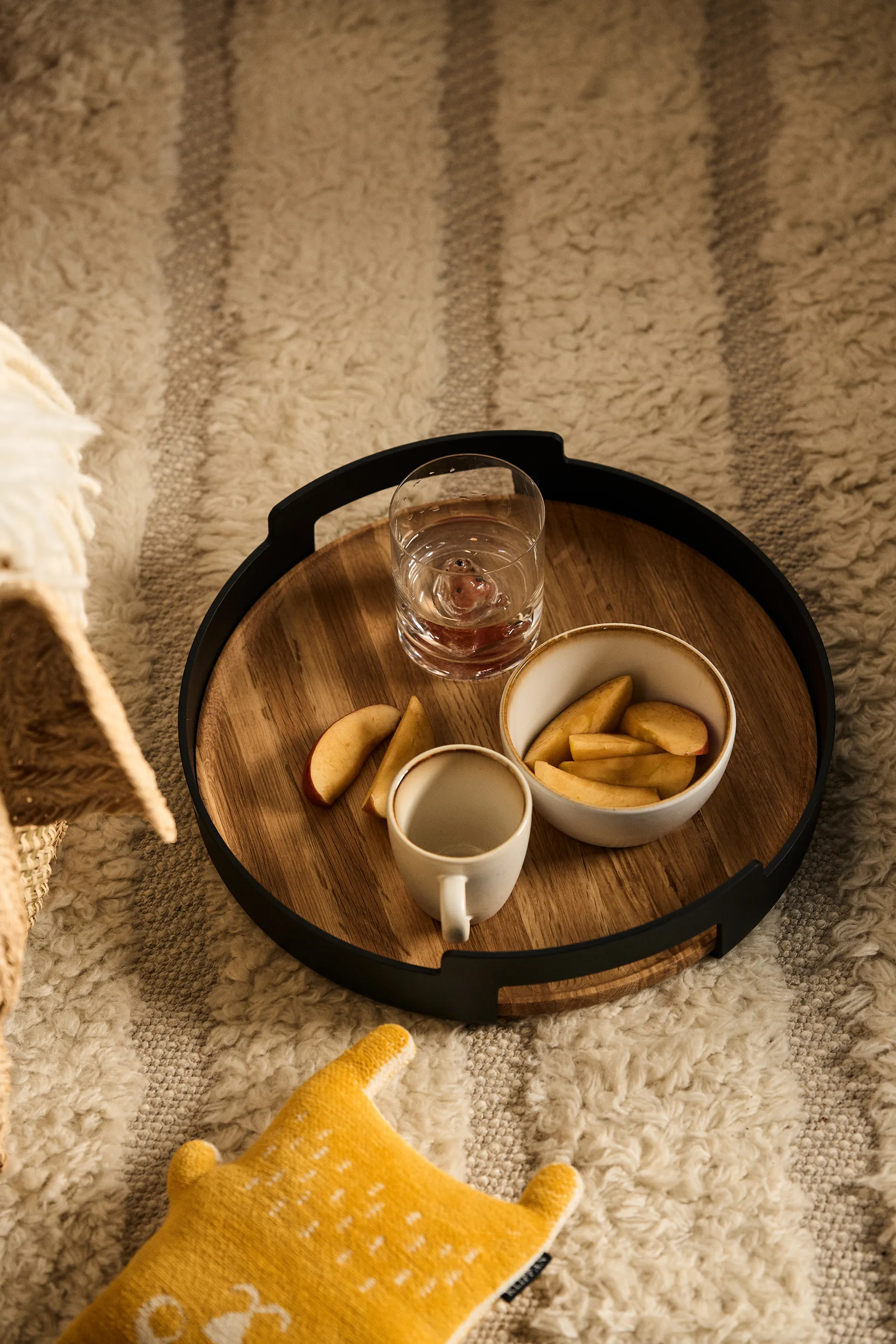 Cozy line Wollteppich naturweiß, 170x240 cm Scandi Living