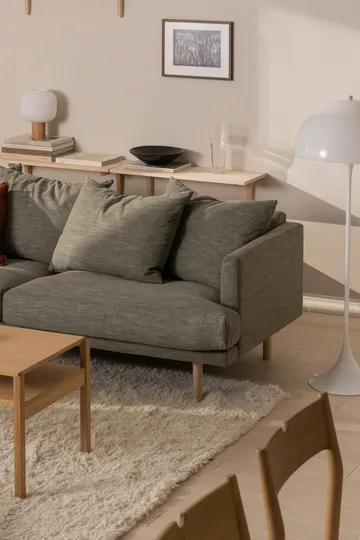 Cozy Wollteppich naturweiß - 170x240 cm - Scandi Living