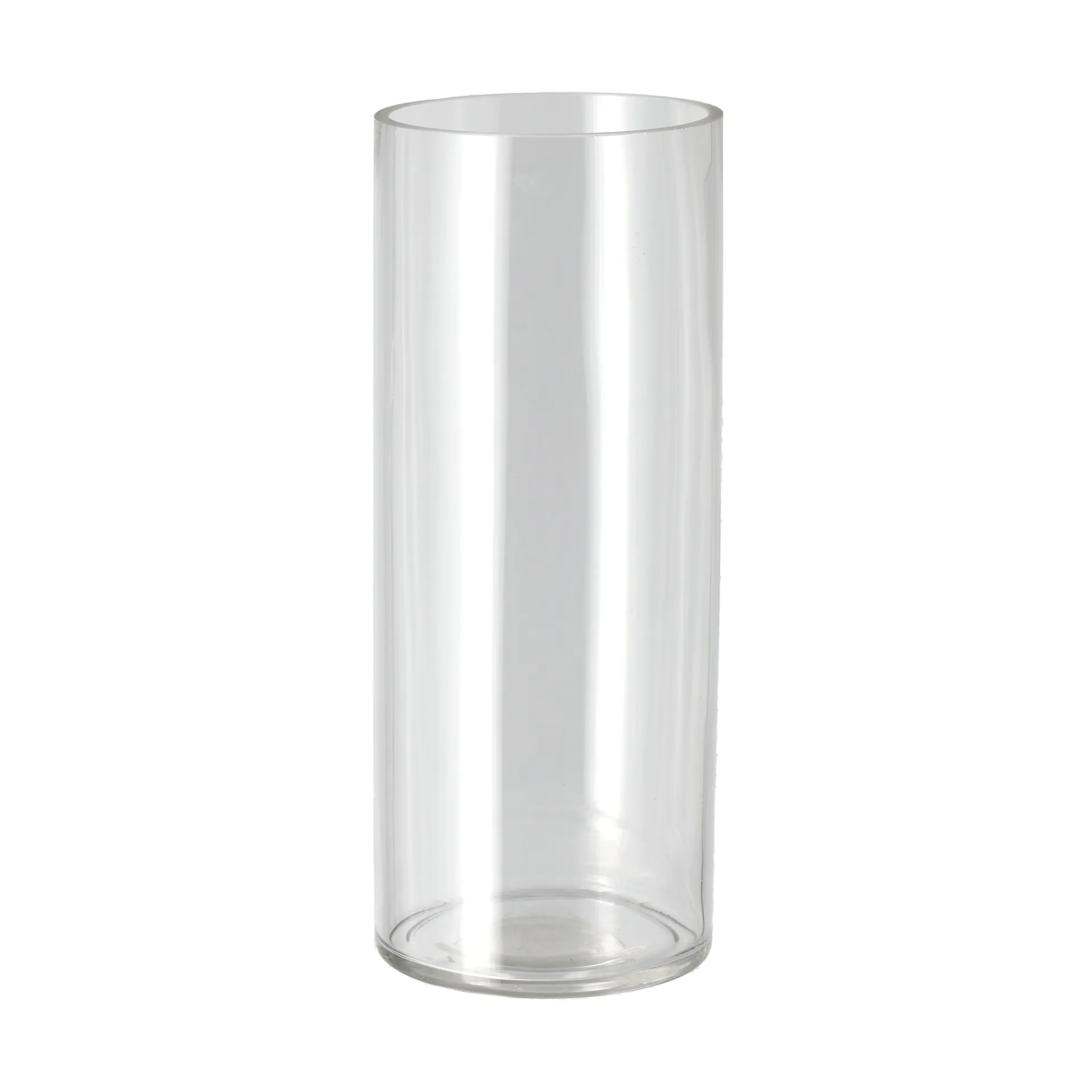 Cylinder Vase Ø10x25cm, Klar Scandi Living