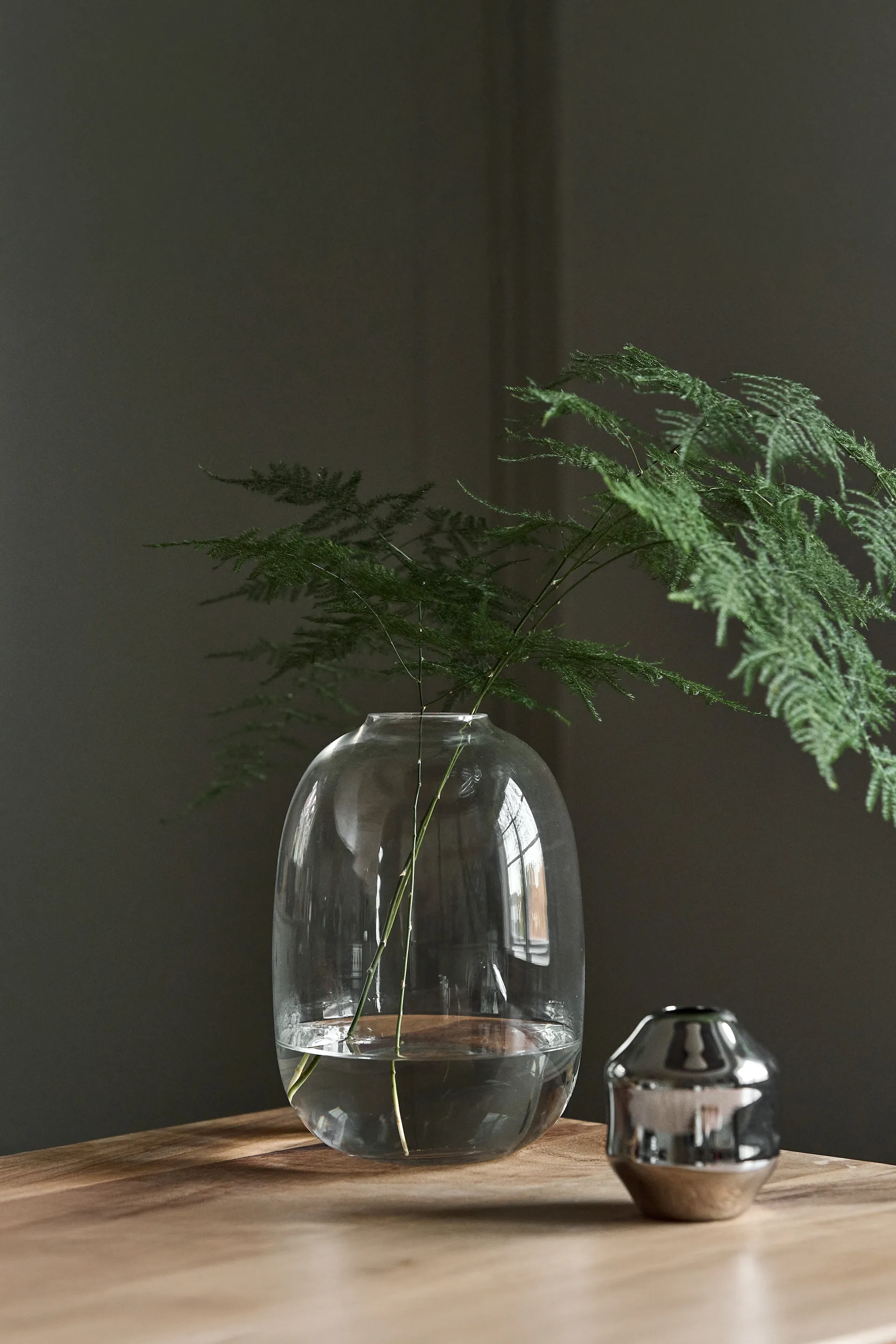 Dew Vase Ø17x26cm, Klar Scandi Living