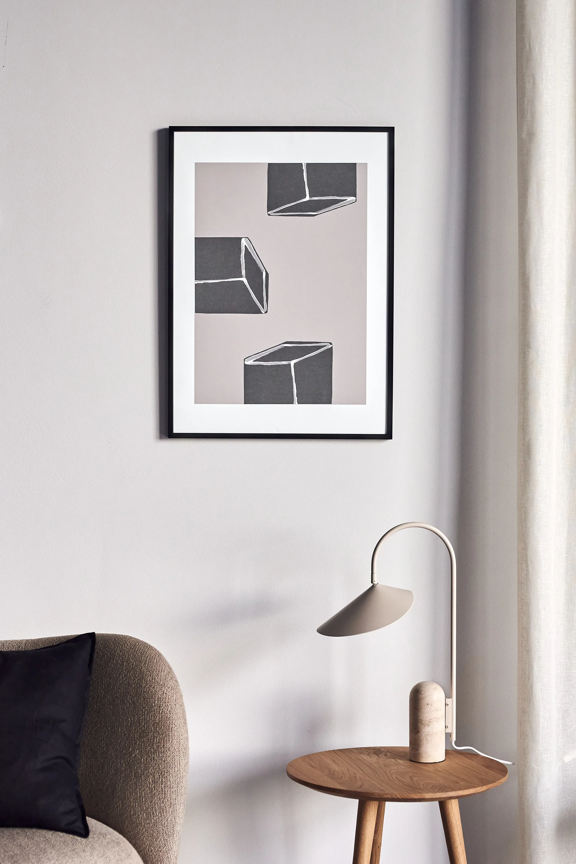 Dimensions Poster, 40 x 50cm Scandi Living
