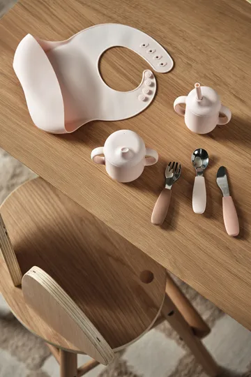 Dine Besteckset Silikon 3 Teile - Blush - Scandi Living