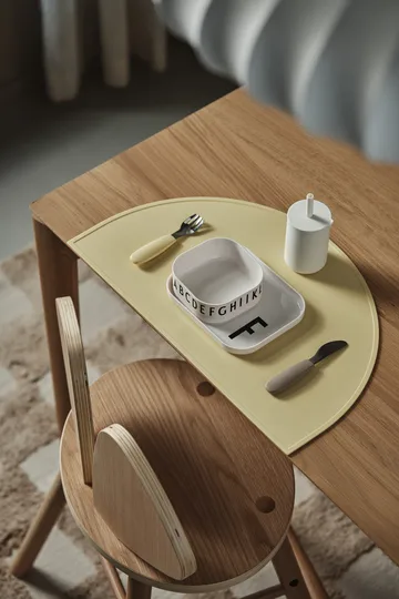 Dine Besteckset Silikon 3 Teile - Taupe - Scandi Living