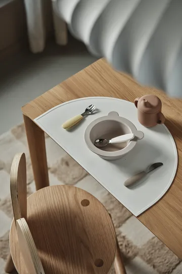 Dine Besteckset Silikon 3 Teile - Taupe - Scandi Living