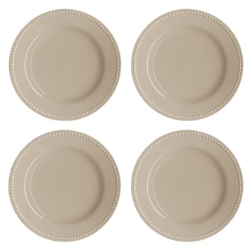 Dots kleiner Teller 22cm 4er Pack - Beige - Scandi Living