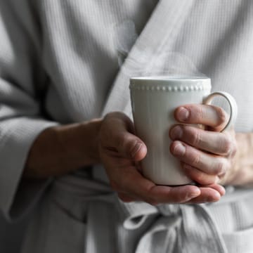 Dots Tasse 35cl 4er Pack - Weiß - Scandi Living