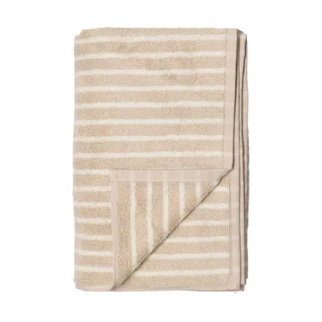 Drift Badetuch 100x150 cm - Beige-Weiß - Scandi Living