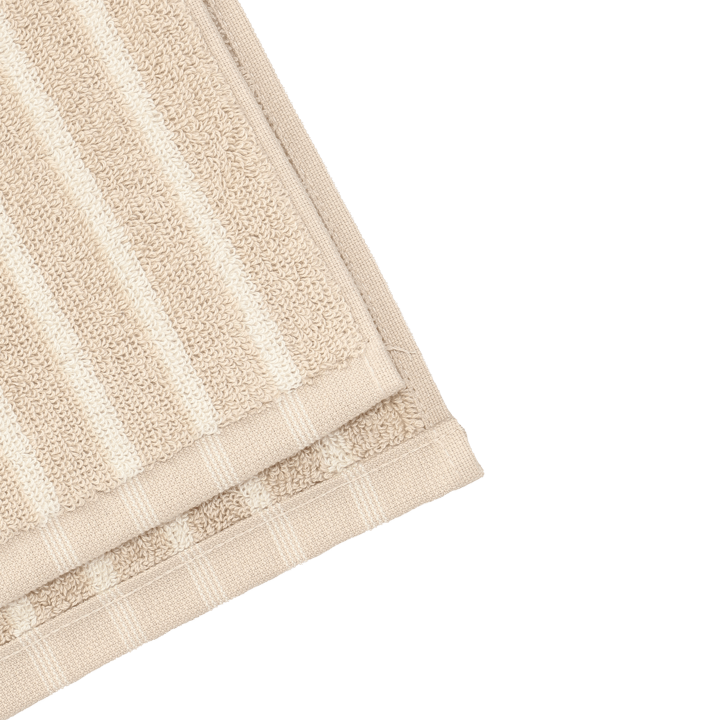 Drift Badetuch 70x140 cm, Beige-weiß Scandi Living