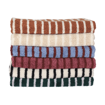 Drift Badetuch 70x140 cm - Beige-weiß - Scandi Living