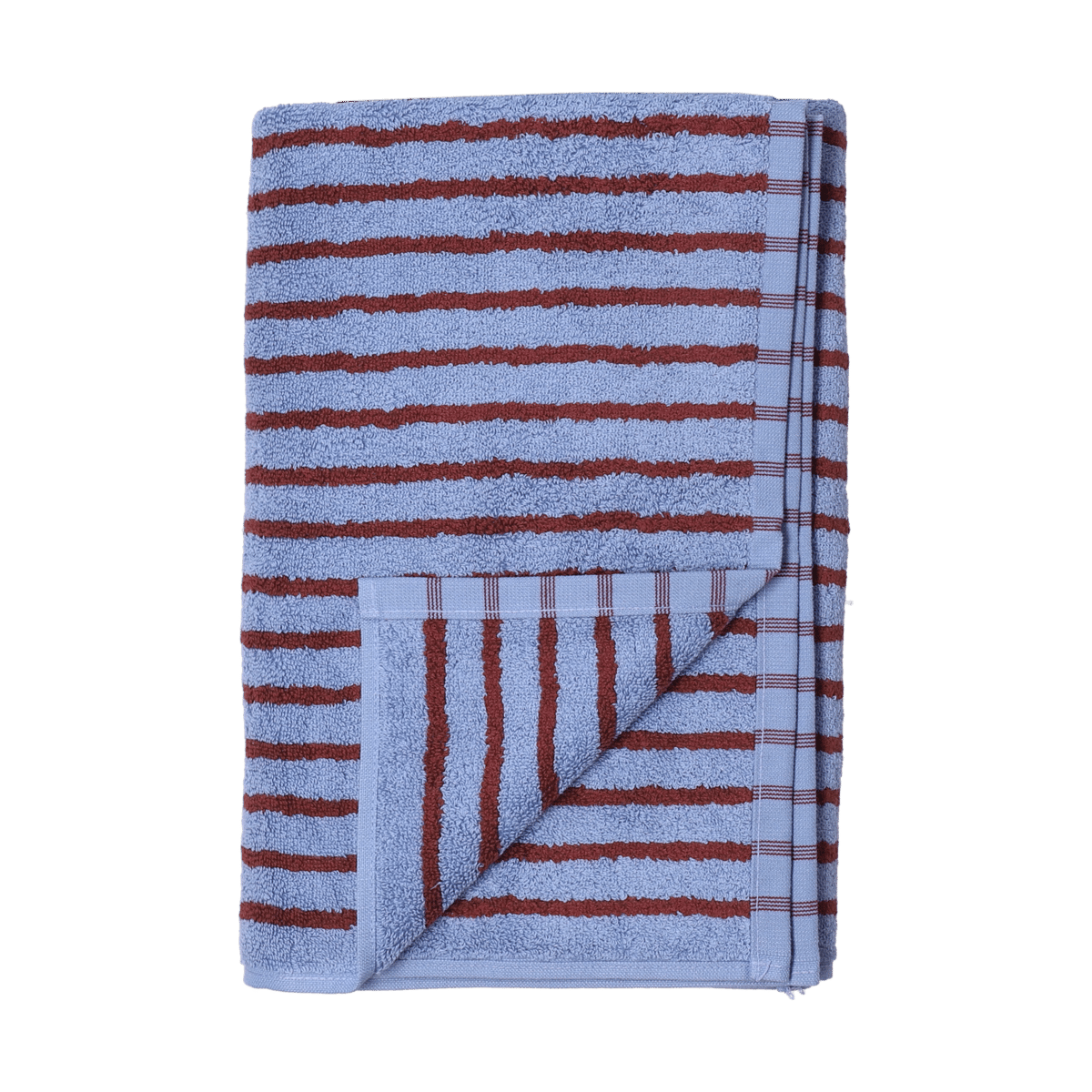 Scandi Living Drift Badetuch 70x140 cm Blau-Rot