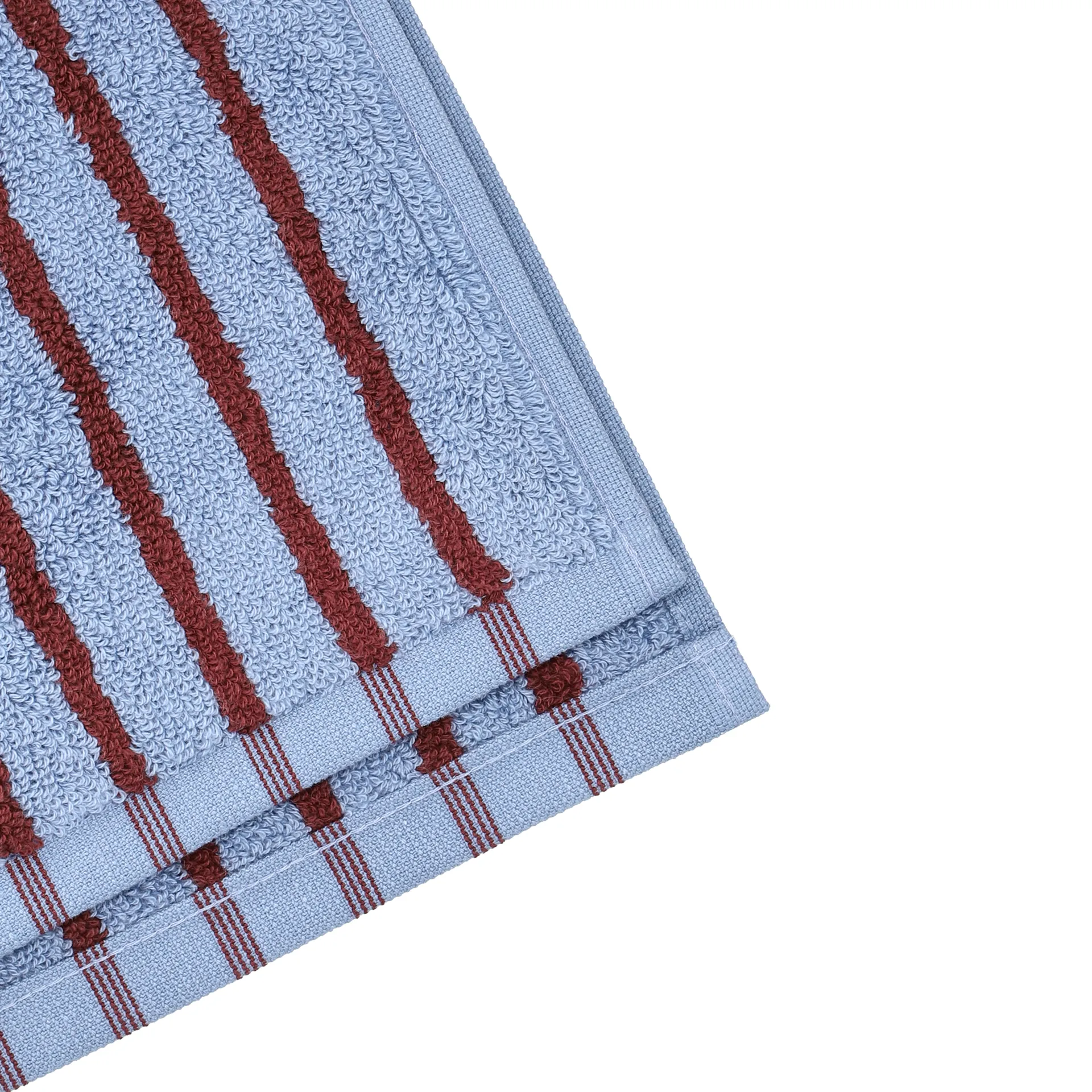 Drift Badetuch 70x140 cm, Blau-Rot Scandi Living