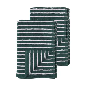 Drift Badetücher 100x150 cm 2-teilig – Grün-Lila - Scandi Living