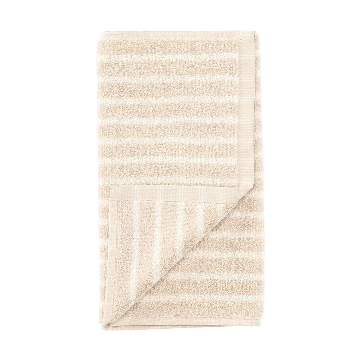 Scandi Living Drift Handtuch 30x50 cm Beige-weiß